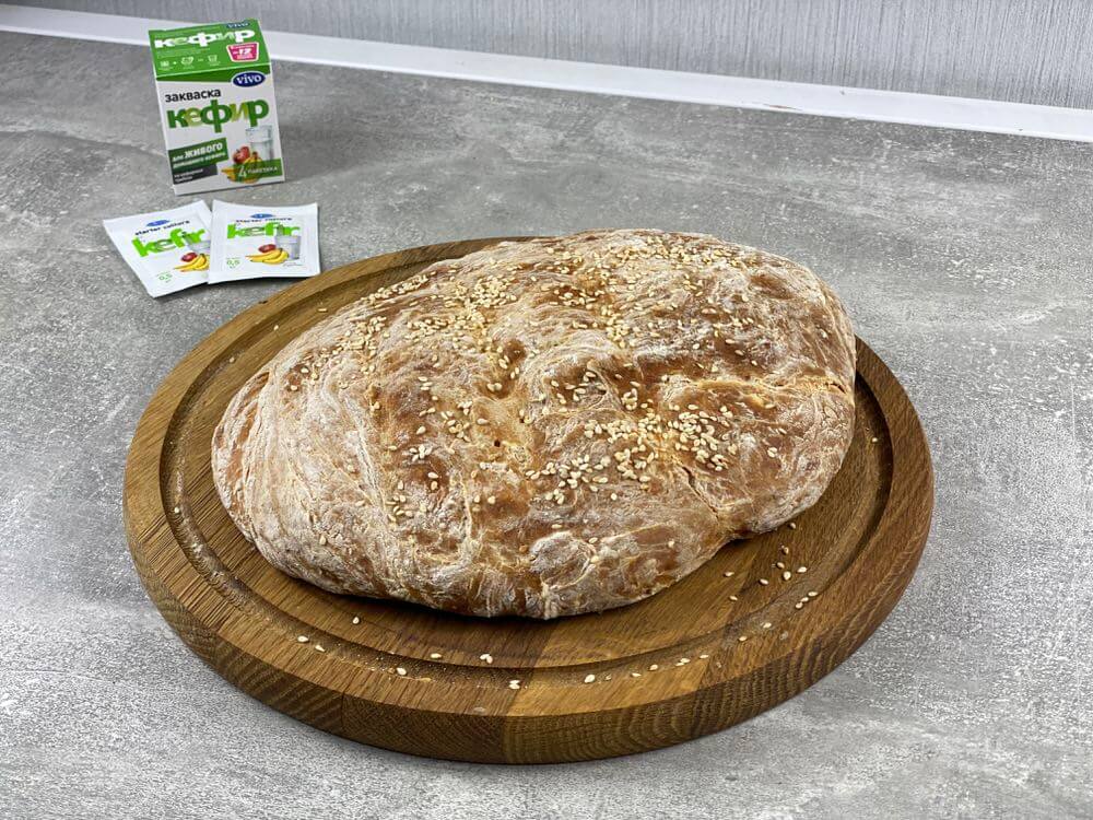 Готовый хлеб на кефире