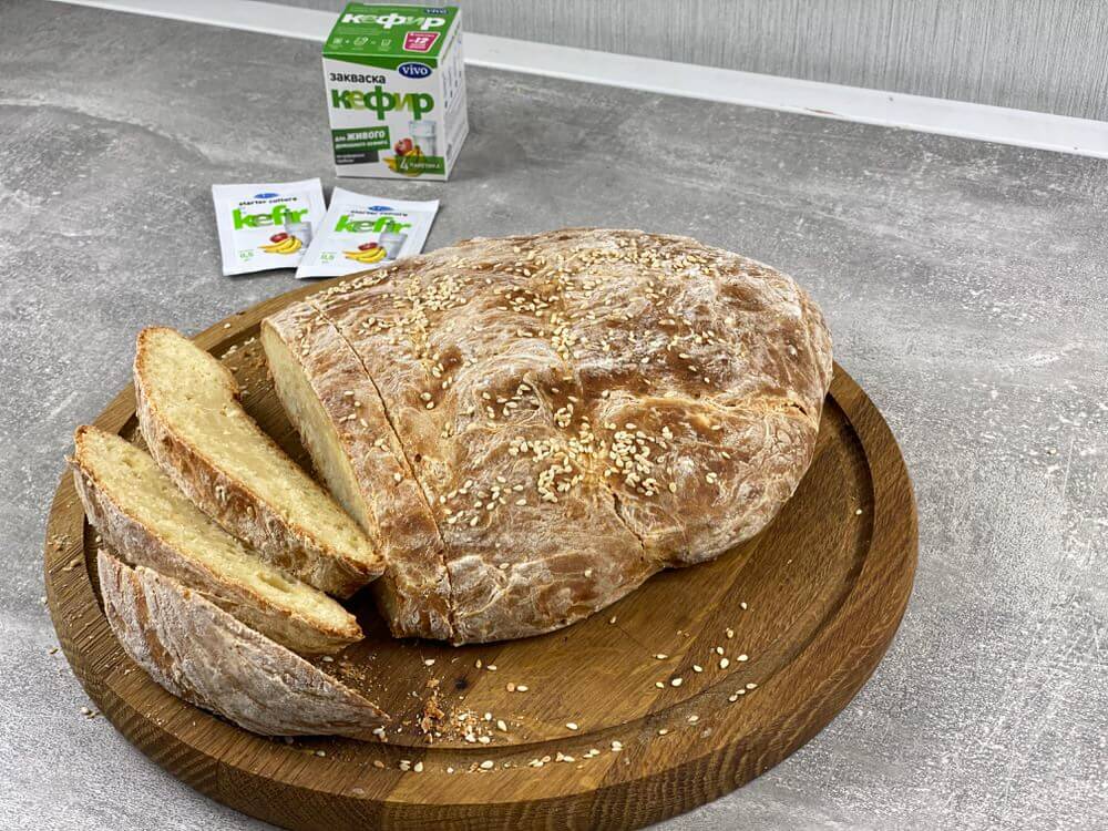 Главное фото домашнего хлеба на кефире